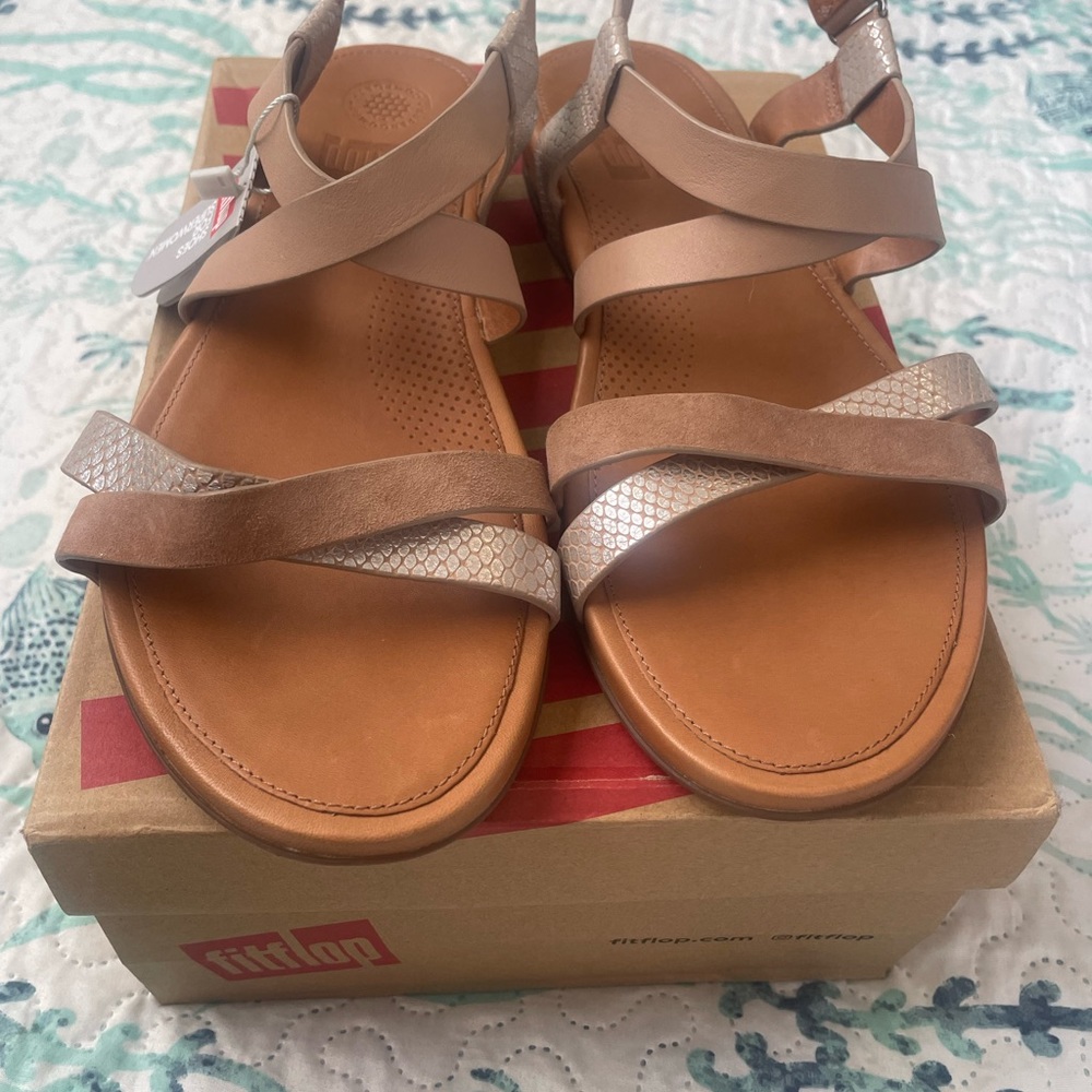 FitFlop reptile sling back sandal